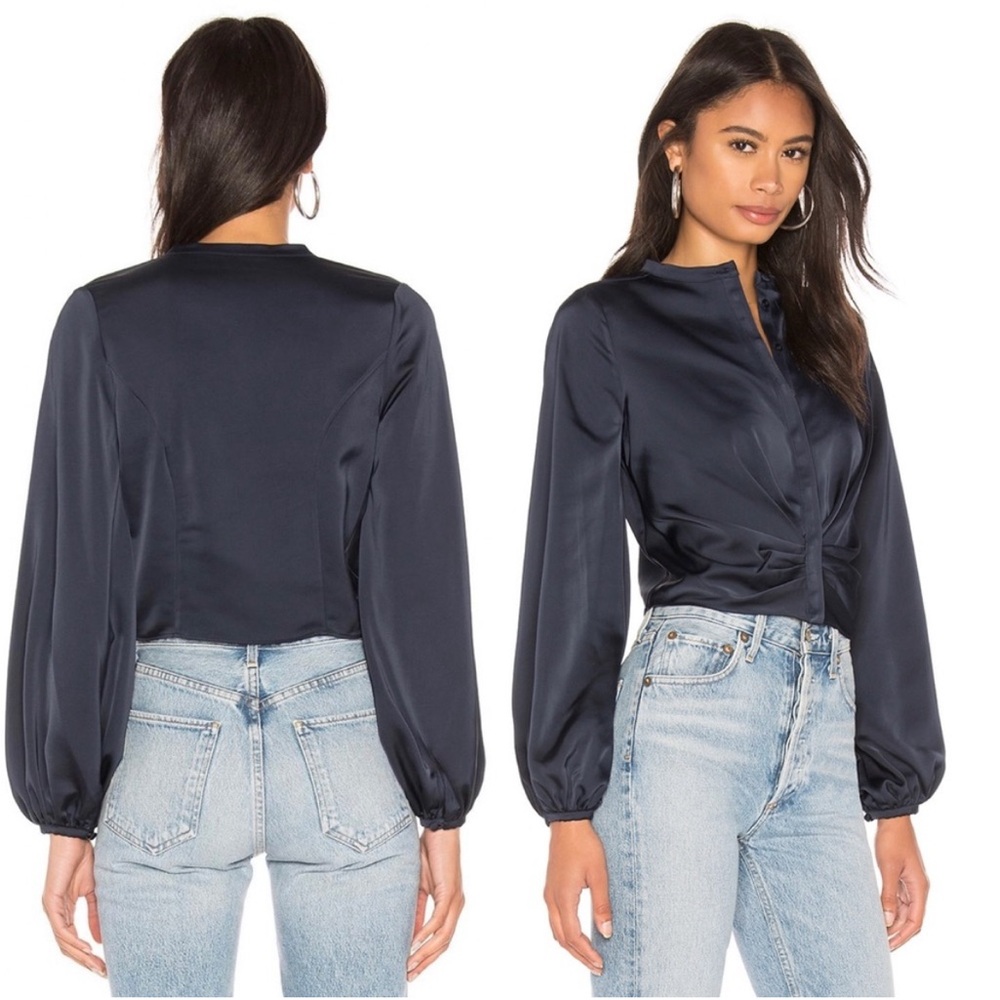 NICHOLAS x Revolve NavyTuck Front Top